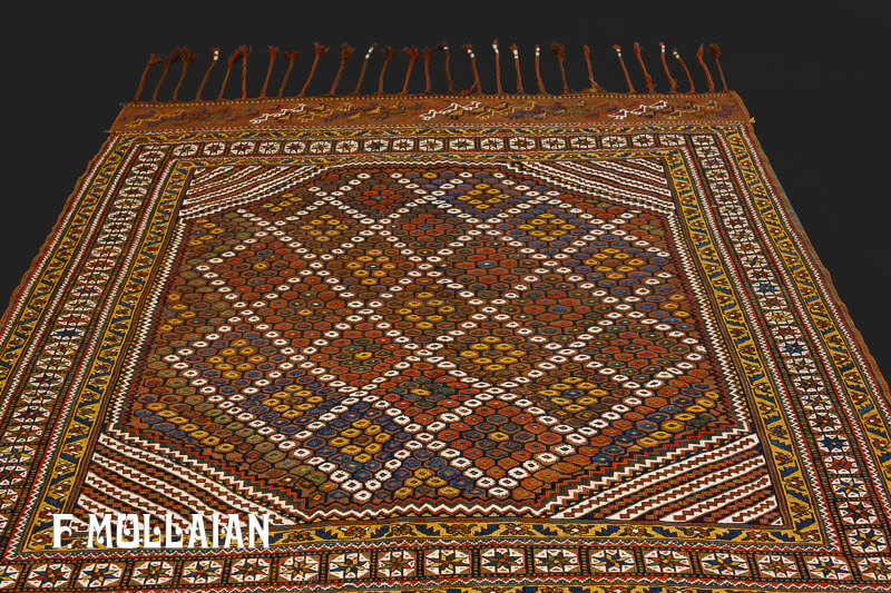 Antique Persian Afshari Sumak n°:49404343